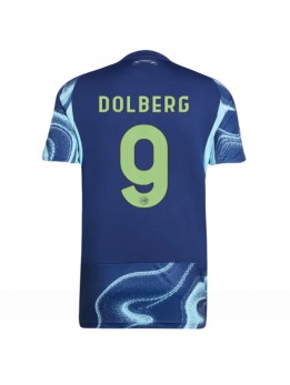 Muži Futbalové oblečenie Ajax Kasper Dolberg #9 2025-26 Krátky Rukáv - Preč